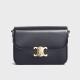 Celine Triomphe Medium Black Shoulder Bag