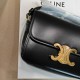 Celine Triomphe Medium Black Shoulder Bag