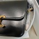 Celine Triomphe Medium Black Shoulder Bag