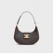 Celine Medium Ava Triomphe Handbag  Canvas Calfskin