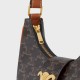 Celine Medium Ava Triomphe Handbag  Canvas Calfskin