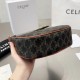 Celine Medium Ava Triomphe Handbag  Canvas Calfskin