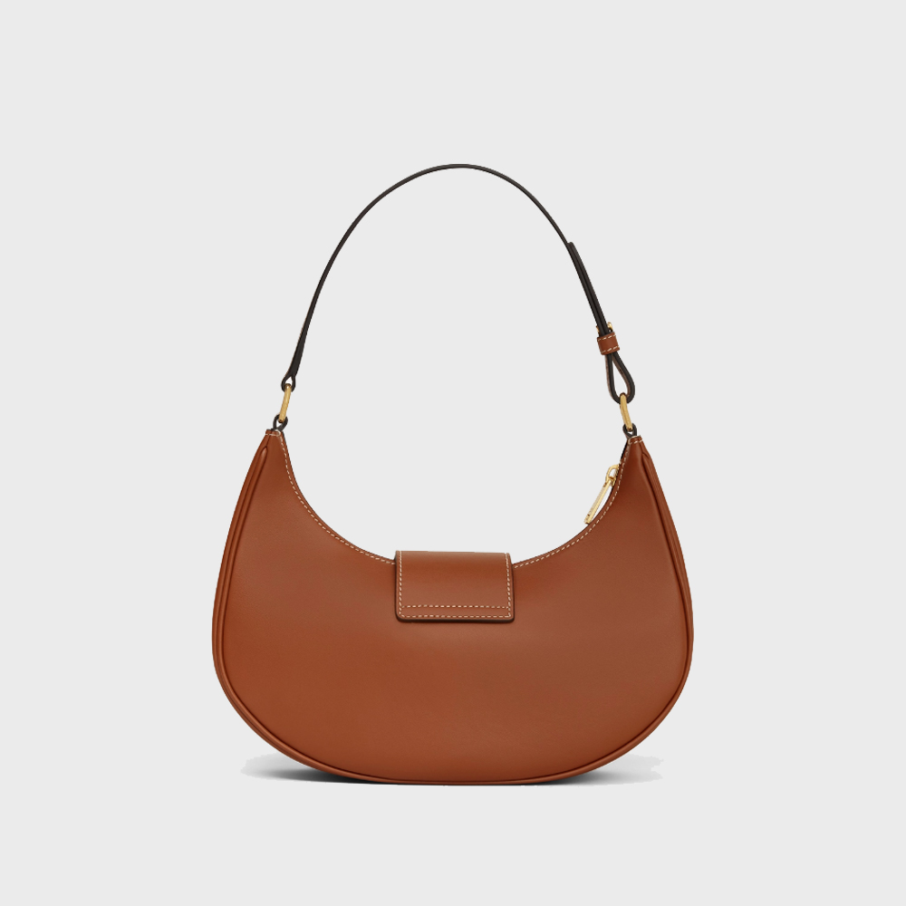 Celine Medium Ava Triomphe Bag in Smooth Calfskin  Gold