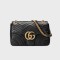  Gucci GG Marmont Black Mini Bag