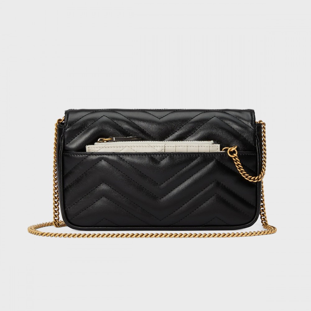  Gucci GG Marmont Black Mini Bag