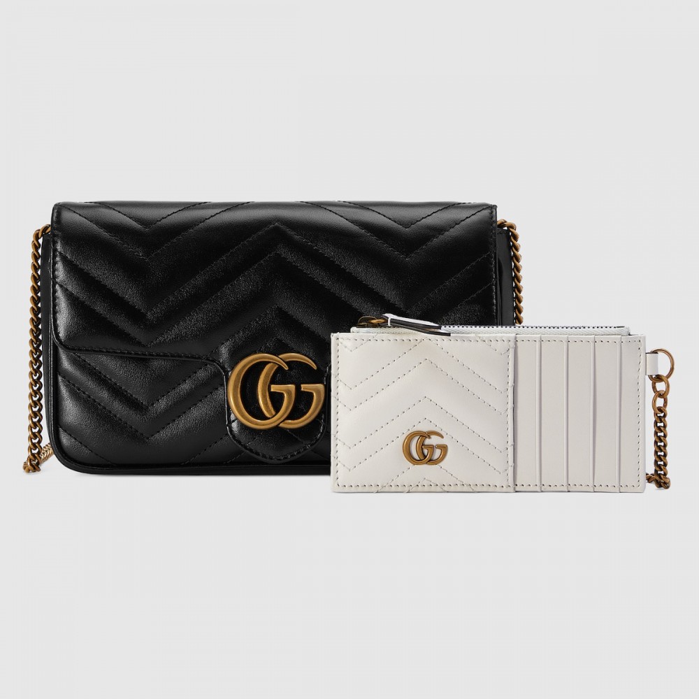  Gucci GG Marmont Black Mini Bag