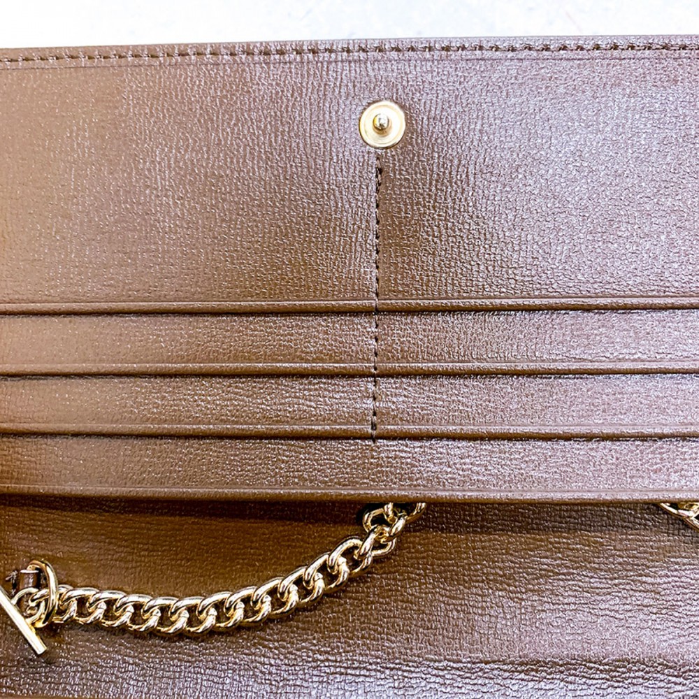 Gucci  Horsebit 1955 Brown Chain Wallet&Shoulder Bag