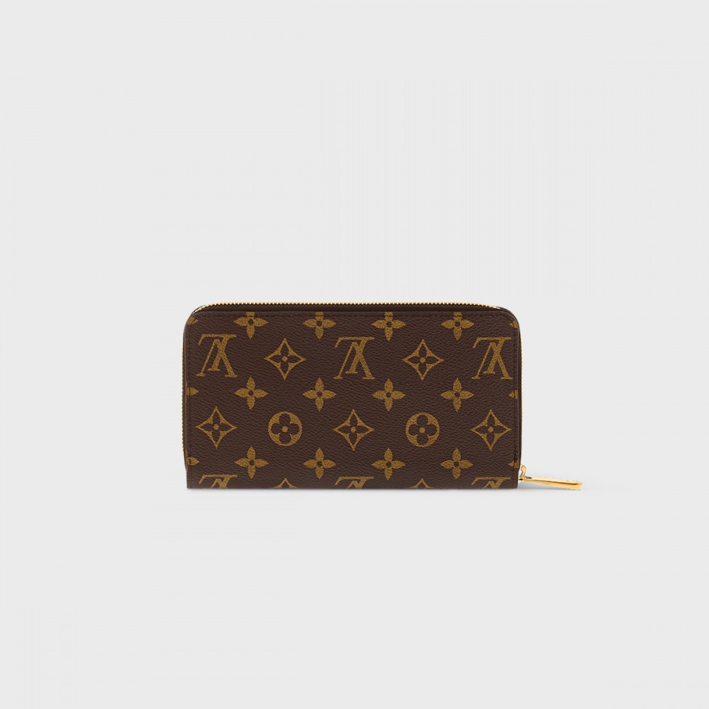 LV  Monogram Canvas Zippy Wallet