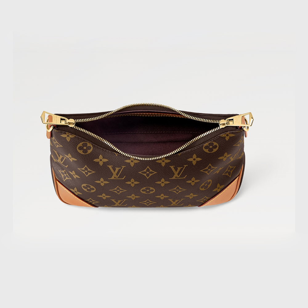 LV Boulogne Women Shoulder Bag Monogram Coated Canvas