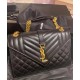 YSL Envelope Medium Black Gold  Shoulderbag