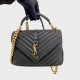 YSL Envelope Medium Black Gold  Shoulderbag