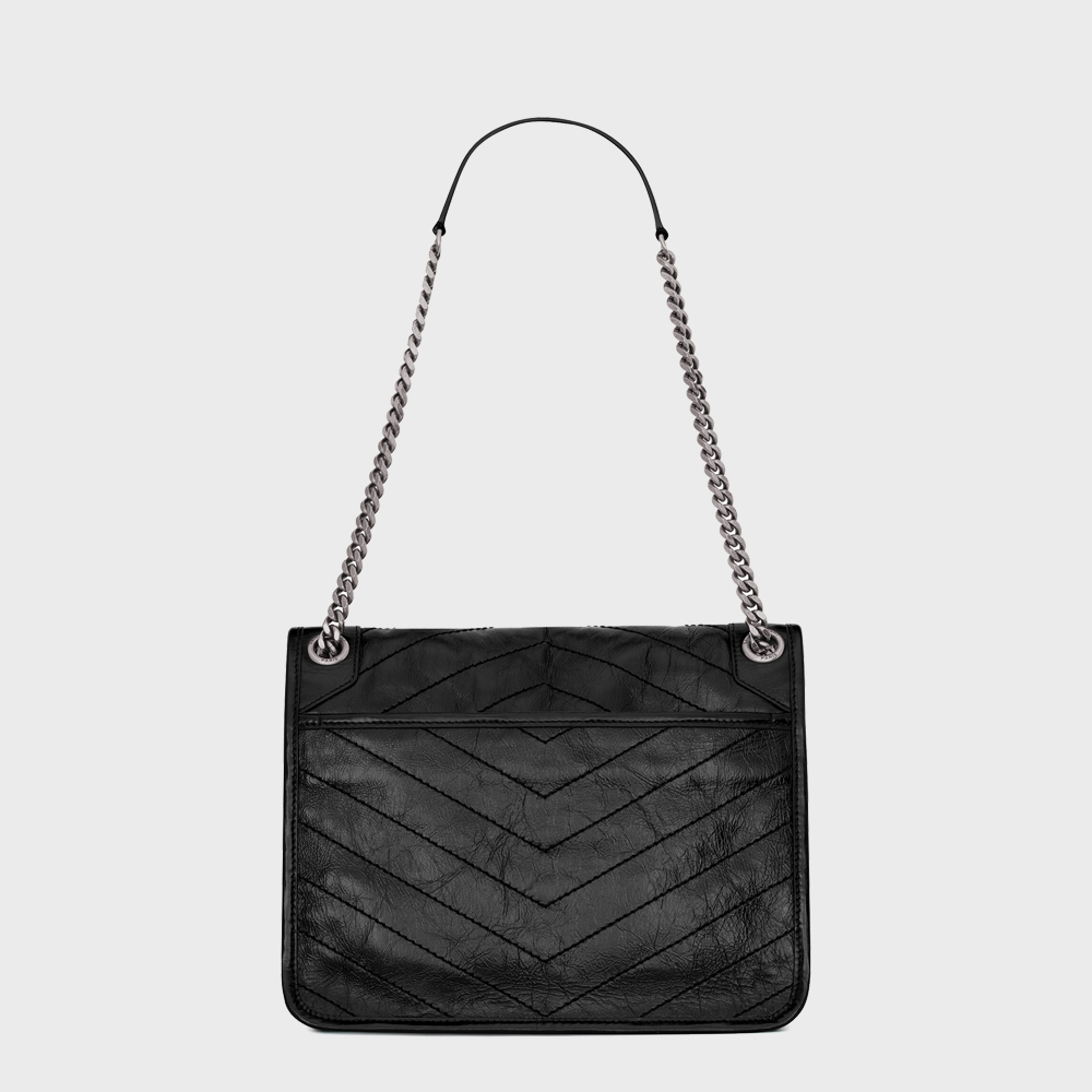 YSL Niki Medium Black Shoulder Bag