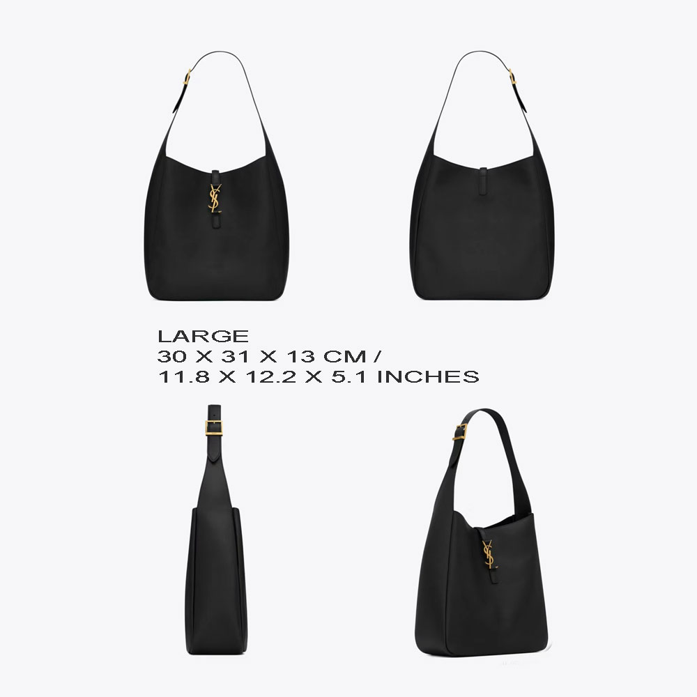 YSL LE 5 À 7 SUPPLE  SMOOTH LEATHER Hobo Handbag