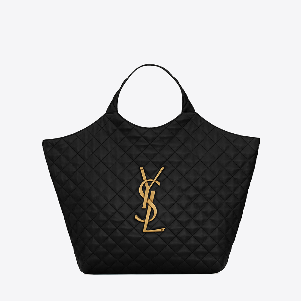 YSL Icare Maxi Shopping Bag in Quilted Lambskin 