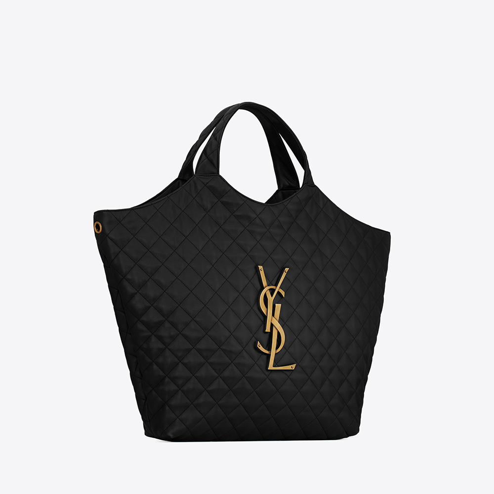 YSL Icare Maxi Shopping Bag in Quilted Lambskin 