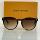 LV Monogram Light Round Sunglasses For Women