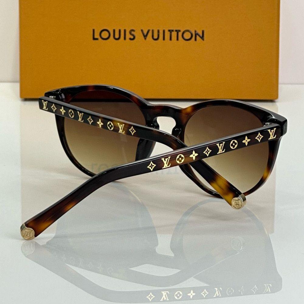 LV Monogram Light Round Sunglasses For Women